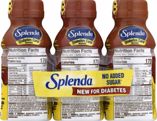Splenda® Diabetes Care Milk Chocolate Shake Perspective: back
