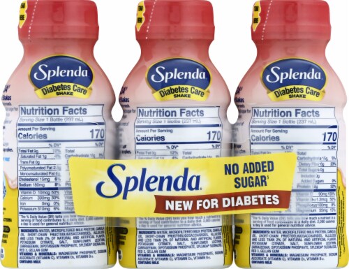 Splenda® Diabetes Care Strawberry Banana Shake Perspective: back