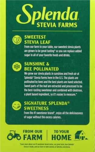 Splenda® Zero Calorie Stevia Sweetener Packets Perspective: back