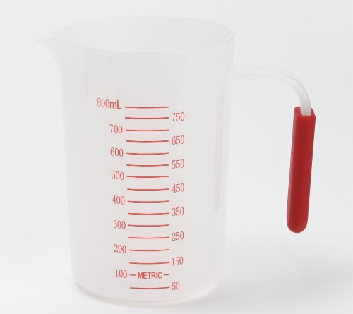 Mad Hungry 5-Pc Silicone Spurtle Baking Prep Set w/ Measuring Cup Model K49167 Perspective: back