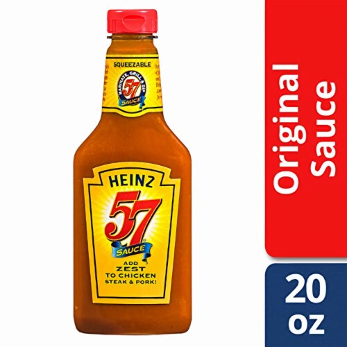 Heinz 57 Sauce 20 oz Bottle (Pack of 8) Perspective: back