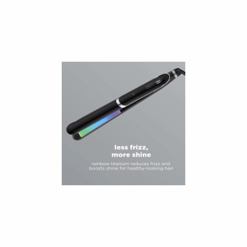InfinitiPro by Conair 1-in. Rainbow Titanium Flat Iron (Pack of 2) Perspective: back