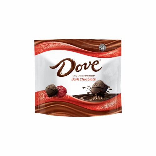 DOVE PROMISES Dark Chocolate Candy Bag, 8.46 oz (Pack of 14) Perspective: back