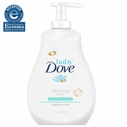 Baby Dove Sensitive Moisture Wash 13 oz (Pack of 32) Perspective: back