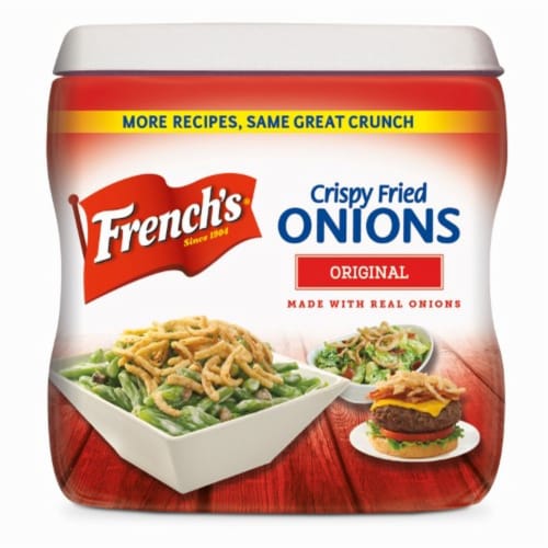 French's Original Crispy Fried Onions, 6 OZ (Pack of 18) Perspective: back