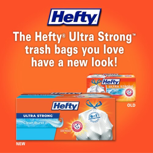 Hefty Ultra Strong Tall Kitchen Trash Bags Fabuloso Scent (Pack of 10), 10  packs - Fry's Food Stores