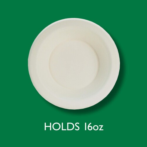 Hefty ECOSAVE Compostable Paper Bowls (Pack of 48) Perspective: back