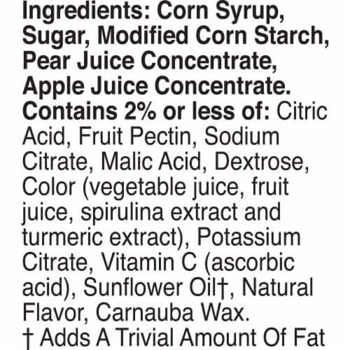 Fruit Flavored Snacks Treat Pouches (Pack of 2) Perspective: back