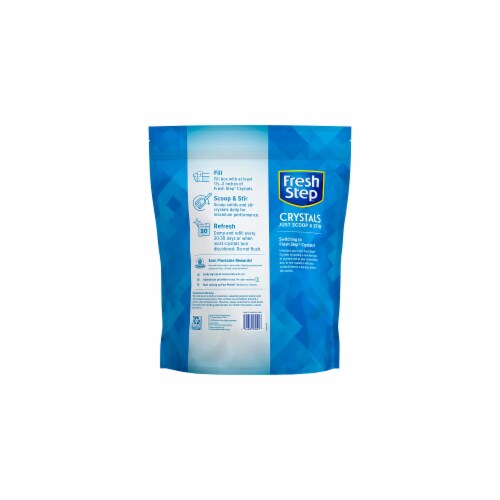Fresh Step Crystals, Premium Cat Litter, Scented (Pack of 4) Perspective: back