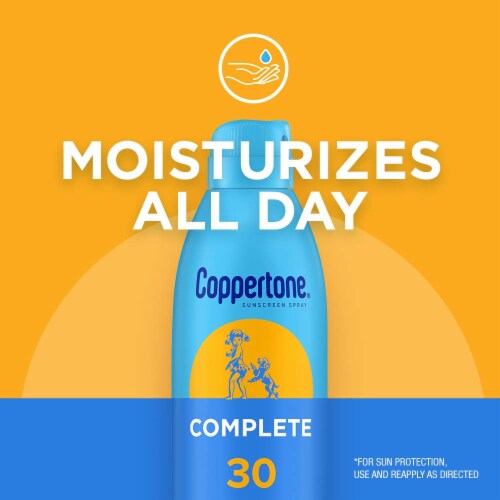Complete Sunscreen Spray SPF 30 Spray Sunscreen 5.5 Oz (Pack of 18) Perspective: back