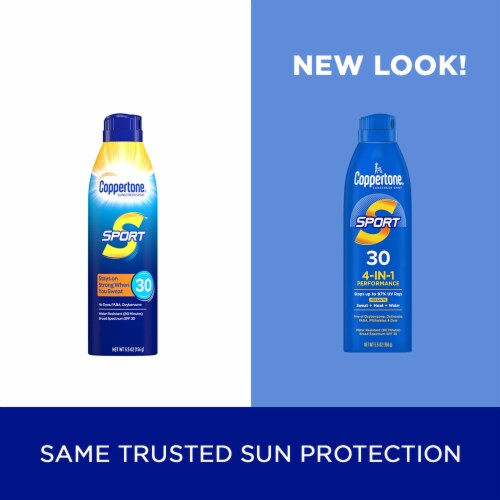 Sport Sunscreen Spray SPF 30 Spray Sunscreen 5.5 Oz Pack of 2 (Pack of 3) Perspective: back