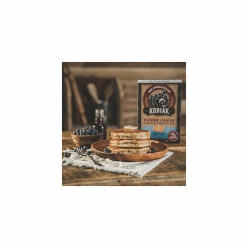 Power Cakes Almond Poppyseed Flapjack & Waffle Mix (Pack of 10) Perspective: back