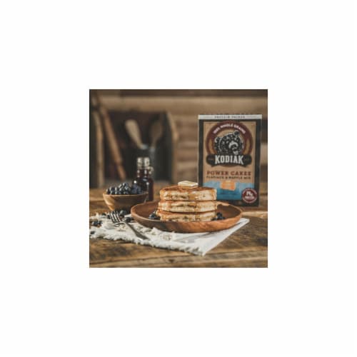 Power Cakes Almond Poppyseed Flapjack & Waffle Mix (Pack of 20) Perspective: back