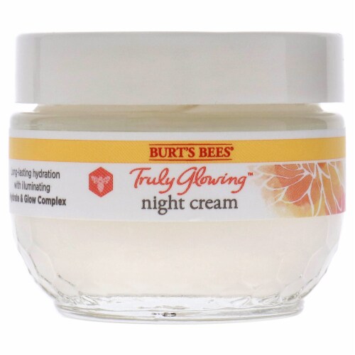 Burt S Bees Hydrating Night Cream Moisturizer for Normal Skin 1.8 Fluid Ounces (Pack of 6) Perspective: back