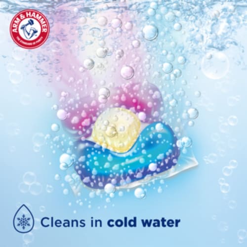 Arm & Hammer Plus OxiClean With Odor Blasters Laundry Detergent (Pack of 24) Perspective: back