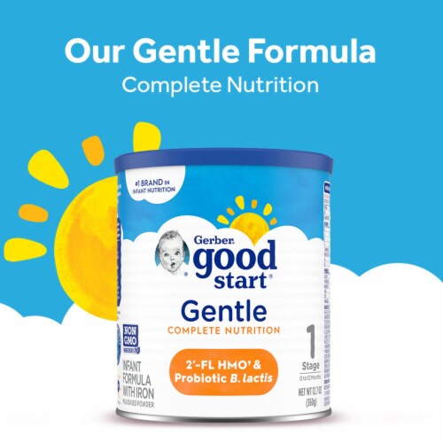 Gerber Good Start Baby Formula Powder Gentle Stage 1 (Pack of 20) Perspective: back