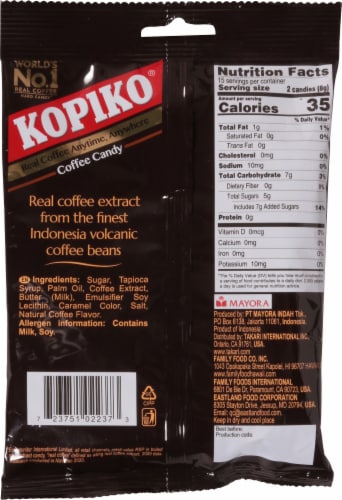 Kopiko® Coffee Candy Perspective: back