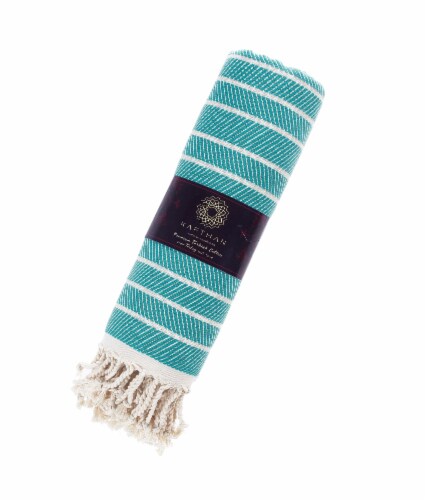 Kafthan Textile Carmen Turkish Cotton Single Bath and Beach Towel Perspective: back