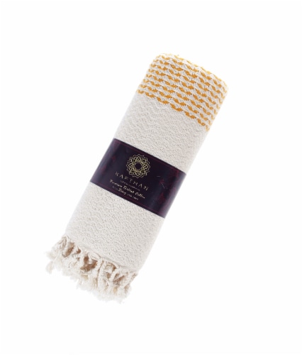 KAFTHAN Textile Armoni Turkish Cotton Single Bath and Beach Towel Perspective: back