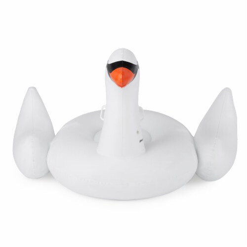 Swimline Giant Swan Pool Float Perspective: back