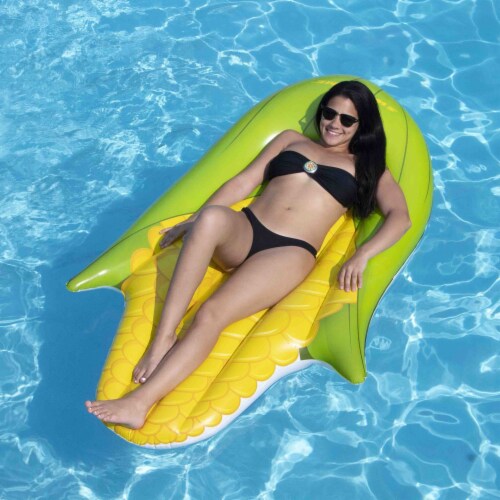 Swimline 90680M Giant 74 Inflatable Corn on the Cob Swimming Pool Float Lounger Perspective: back