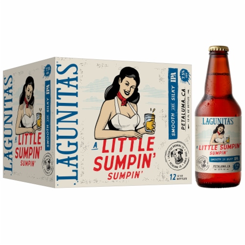 Lagunitas Little Sumpin' Ale Perspective: back