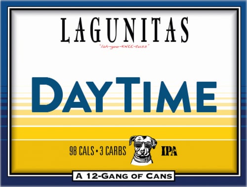 Lagunitas DayTime IPA Craft Beer Cans Perspective: back