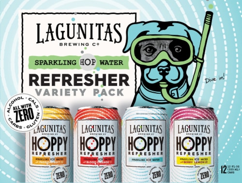Lagunitas Brewing Co. Sparkling Hop Water Perspective: back