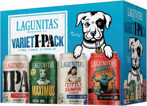Lagunitas IPA Craft Beer Variety Pack Cans Perspective: back