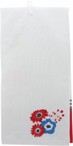 Kaydee Designs Red White & Blessed Dual Purpose Kitchen Towel Perspective: back