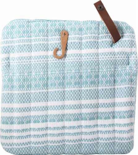 Kay Dee Designs KD Kitchen Pocket Oven Mitt - Aqua Hazel Perspective: back