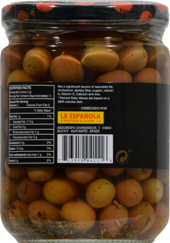 La Espanola Barcelona Whole Olives Perspective: back