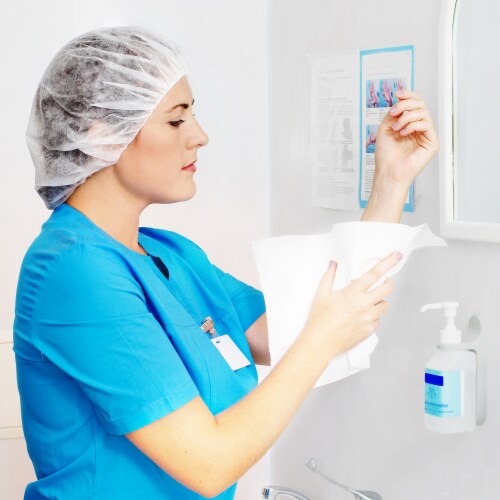 ProHeal Disposable Dry Wipes, Ultra Soft Non-Moistened Cloths – 9.5  x 13.5  - Packs of 50 Perspective: back