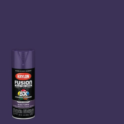 Krylon® Fusion All-In-One Gloss Paint & Primer - Purple Perspective: back