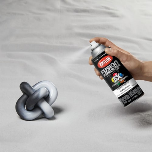 Krylon® Fusion All-In-One™ Gloss Paint & Primer - White Perspective: back