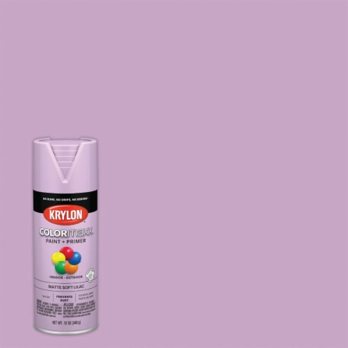 Krylon® ColorMaxx Paint & Primer - Matte Soft Lilac Perspective: back