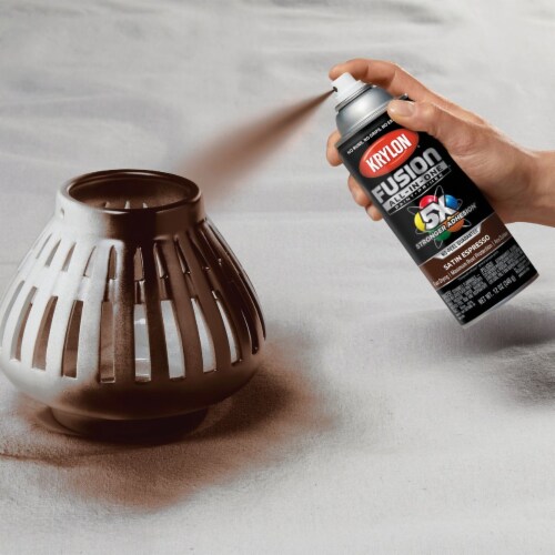 Krylon® Fusion All-In-One Satin Espresso Paint + Primer Perspective: back