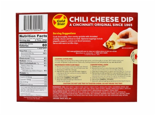Gold Star Cincinnati Style Chili Chili Cheese Dip Perspective: back