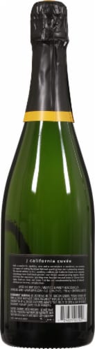J Vineyards Cuvee Brut California Sparkling Wine Perspective: back