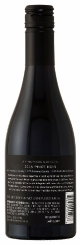 J Vineyards Pinot Noir California Red Wine Perspective: back