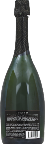 J Vineyards Cuvee 20 Brut California Sparkling Wine Perspective: back