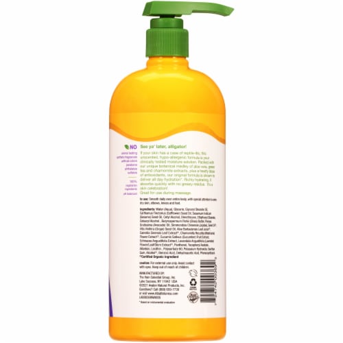 Alba Botanica® Unscented Very Emollient® Body Lotion Perspective: back