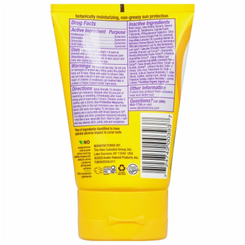 Alba Botanica® Pure Lavender Sunblock SPF 45 Perspective: back