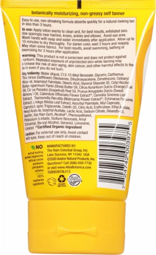 Alba Botanica Very Emollient Sunless Tanning Lotion Perspective: back