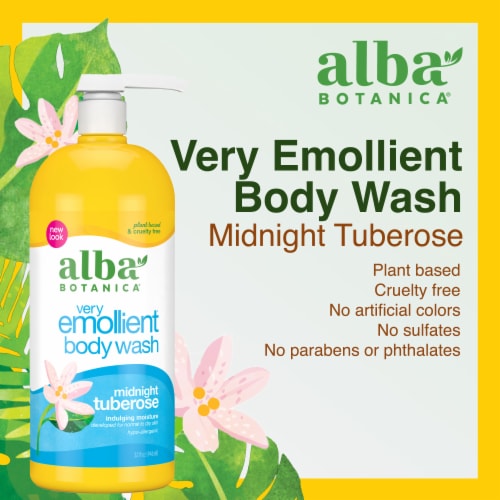 Alba Botanica® Midnight Tuberose Shower Gel Perspective: back