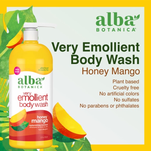 Alba Botanica® Honey Mango Very Emollient Body Wash Perspective: back