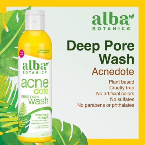 Alba Botanica® Acne Dote® Deep Pore Wash Perspective: back