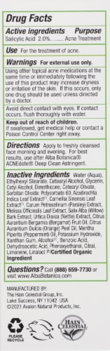 Alba Botanica® Acne Dote® Oil Control Lotion Perspective: back