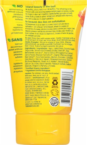 Alba Botanica Pineapple Enzyme Facial Scrub Perspective: back
