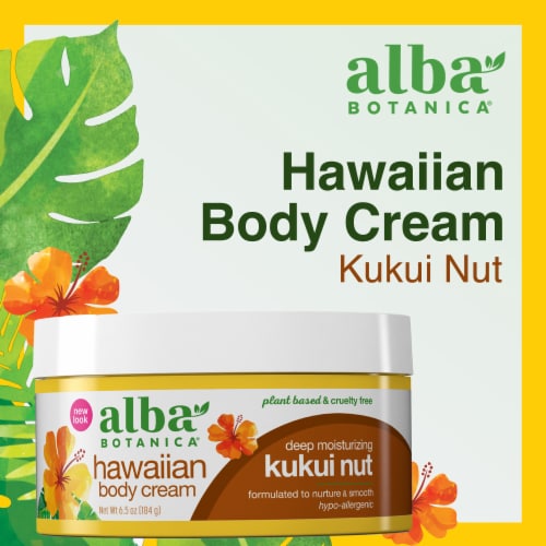 Alba Botanica® Hawaiian Kukui Nut Body Cream Perspective: back